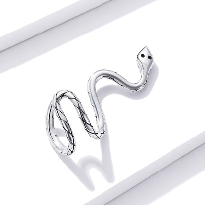 Mystical Snake Clip Earrings