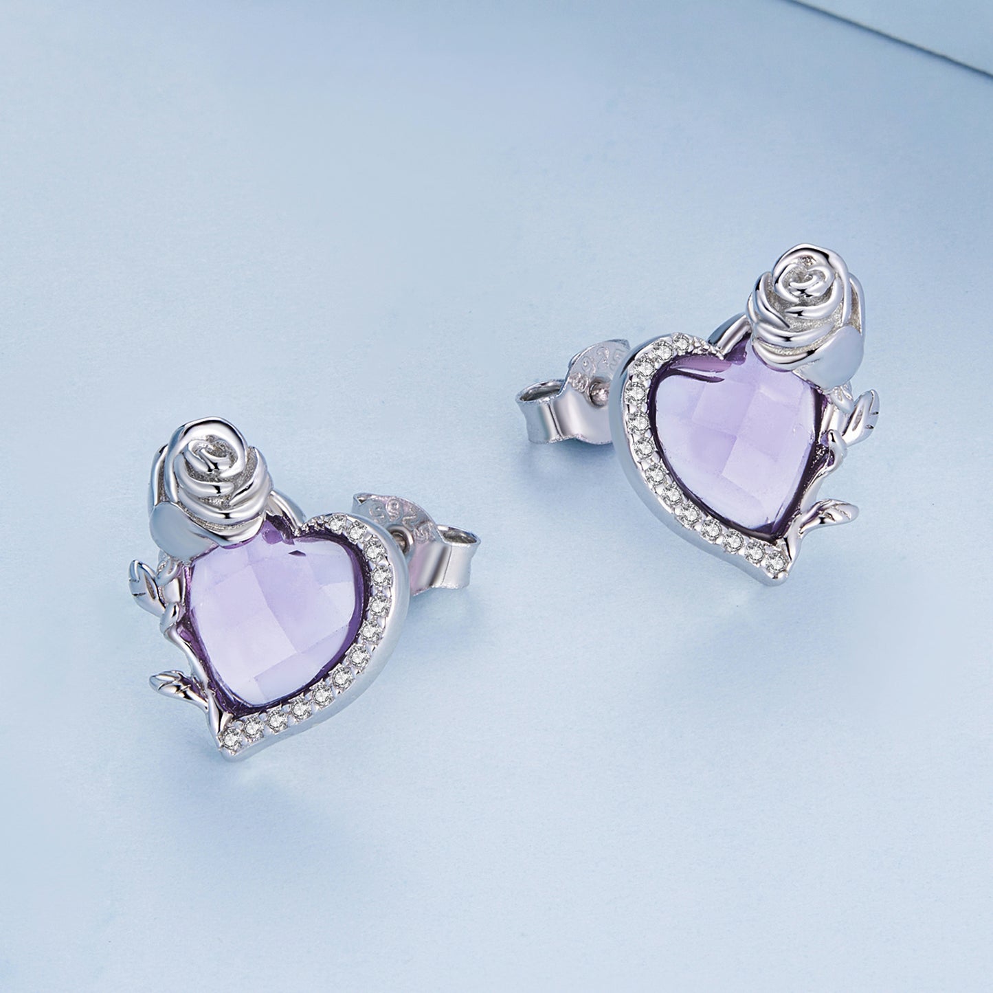 Rose Stud Earrings