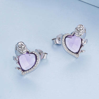 Rose Stud Earrings