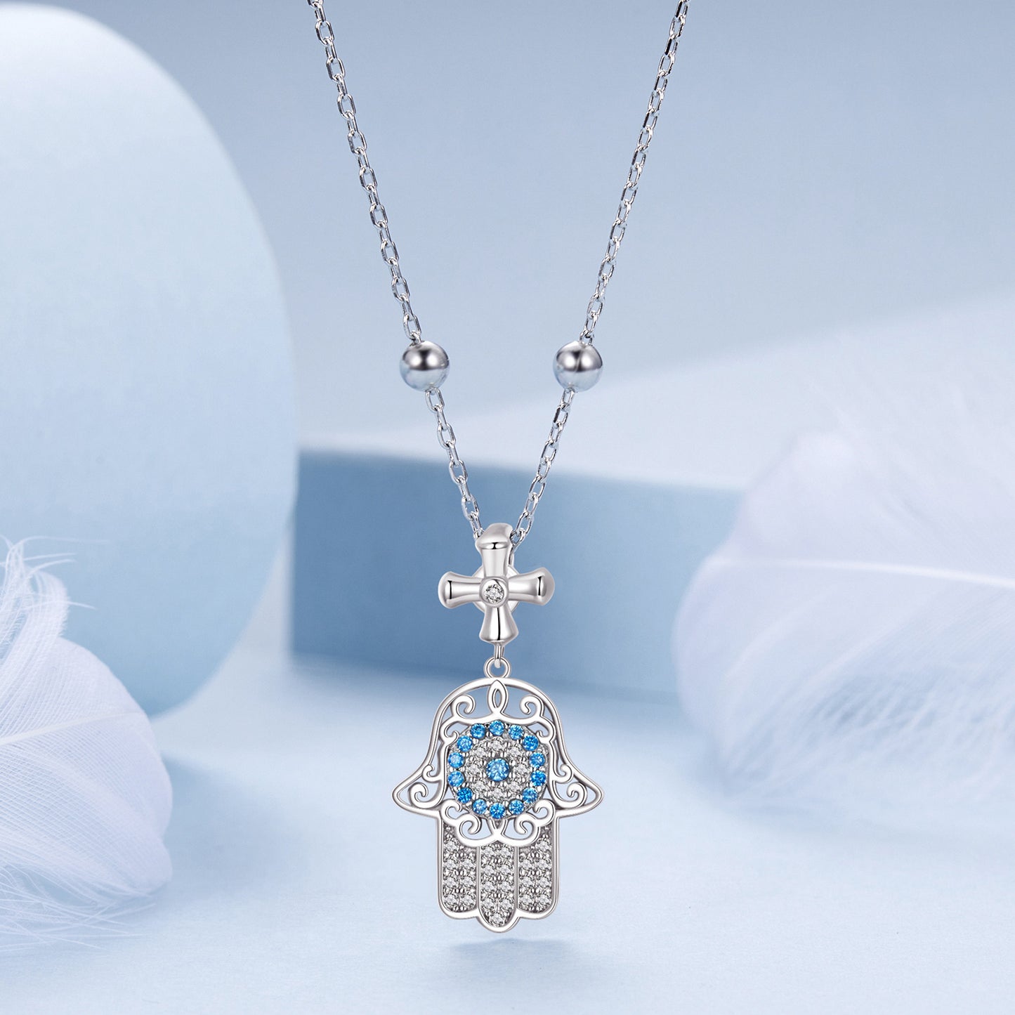 Hamsa Hand Charm Necklace