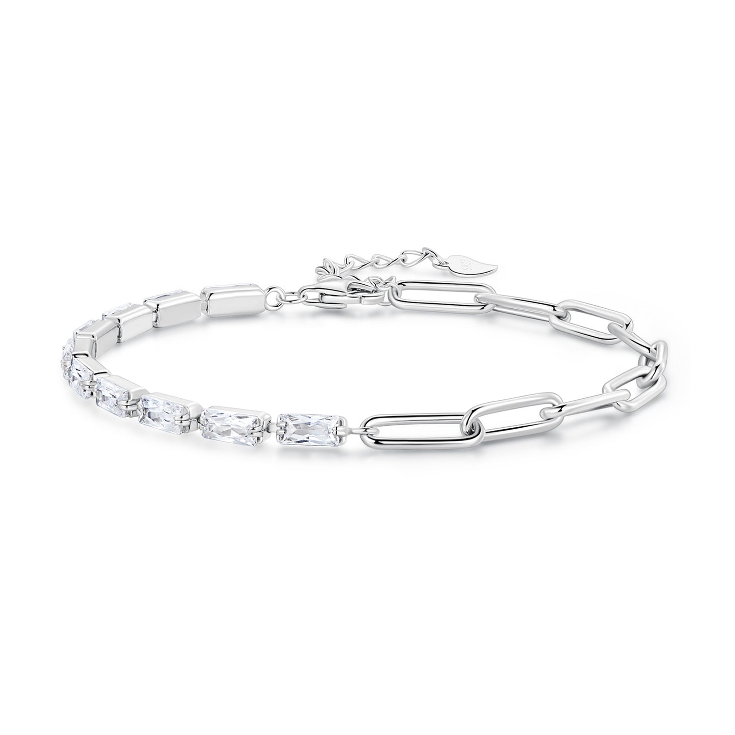 Chain Link Zircon Bracelet