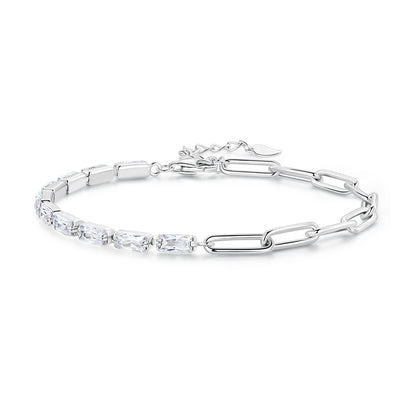 Chain Link Zircon Bracelet