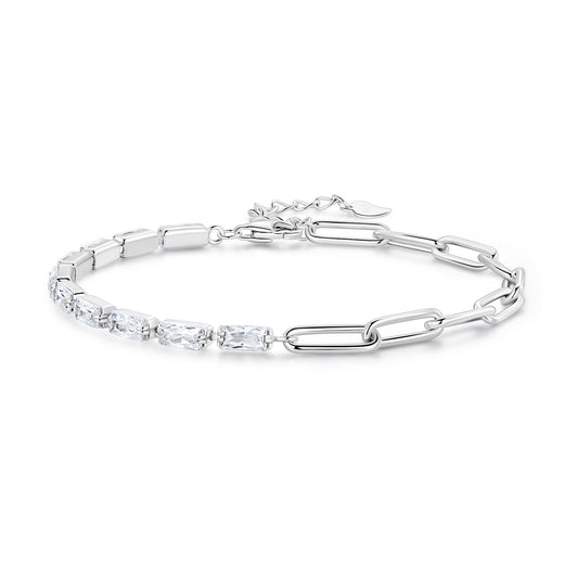 Chain Link Zircon Bracelet