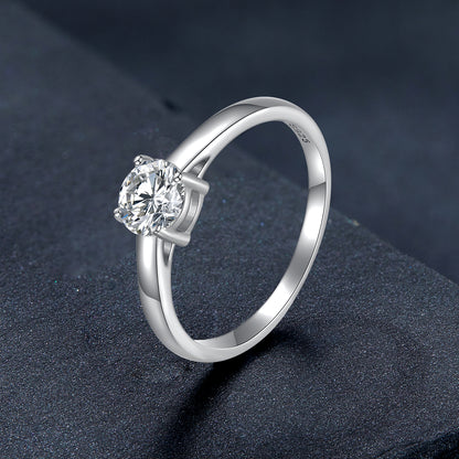Sparkling Moissanite Ring