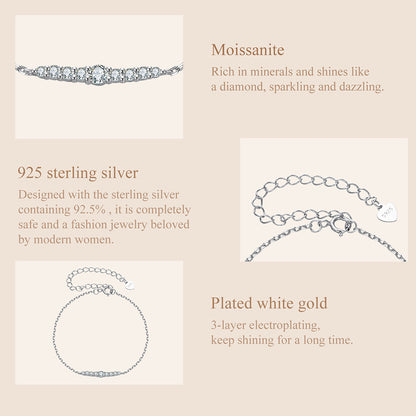 Minimalist Moissanite Bracelet