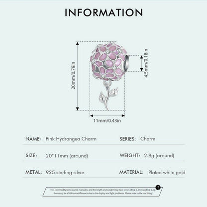 Pink Hydrangea Charm
