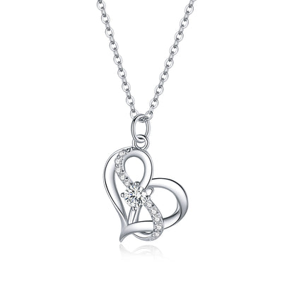 Intertwined Hearts Necklace