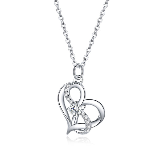 Intertwined Hearts Necklace